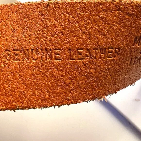 Fabio Corti-Women's Small Distressed Green Genuine Leather Made in Italy Belt - Picture 15 of 16